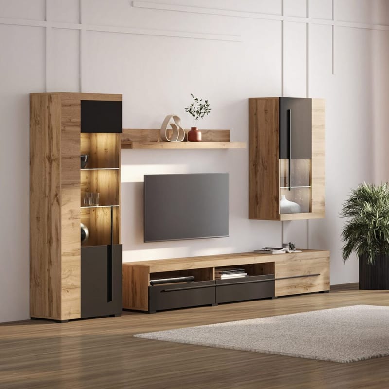 Väggenhet Roger 4 delar - Wotan Ek - Möbler - Möbelset - Möbelset för vardagsrum