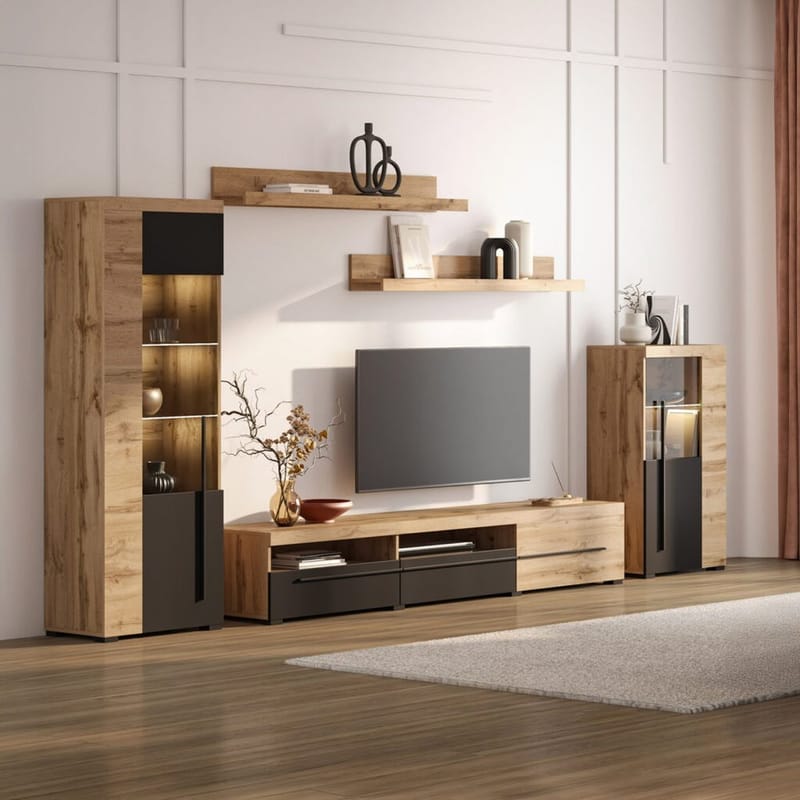 Väggenhet Roger 5 delar - Wotan Ek - Möbler - Möbelset - Möbelset för vardagsrum