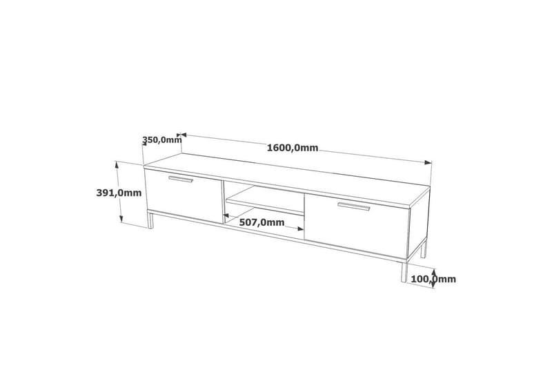 Vardagsrum Möbelset Galloway Atlantisk Furu / Antracit - Grå - Möbler - Möbelset - Möbelset för vardagsrum