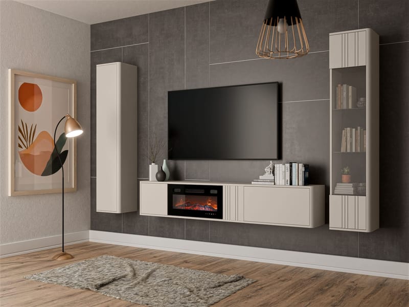 Zalricus Möbelpaket vardagsrum - beige - Möbler - Möbelset - Möbelset för vardagsrum