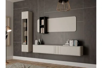 Zalricus Möbelset För Vardagsrum - Beige - Möbler - Möbelset - Möbelset för vardagsrum