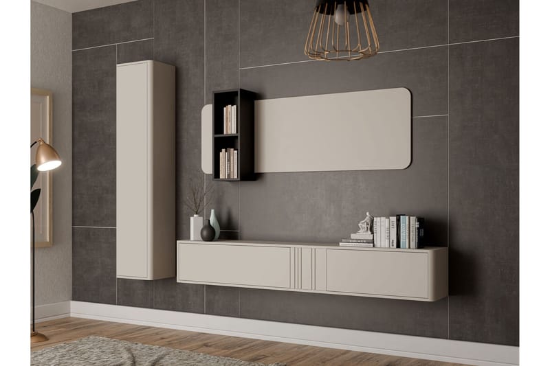 Zalricus Möbelset För Vardagsrum - Beige - Möbler - Möbelset - Möbelset för vardagsrum