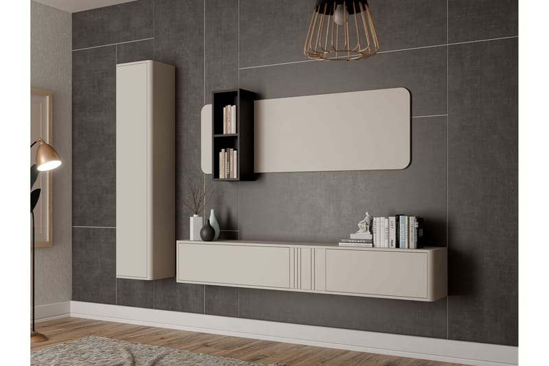 Zalricus Möbelset För Vardagsrum - Beige - Möbler - Möbelset - Möbelset för vardagsrum