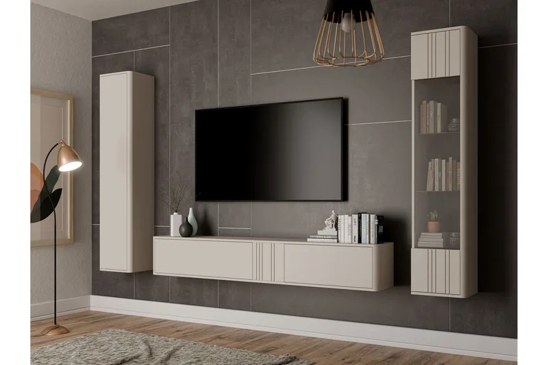 Zalricus Möbelset För Vardagsrum - Beige - Möbler - Möbelset - Möbelset för vardagsrum