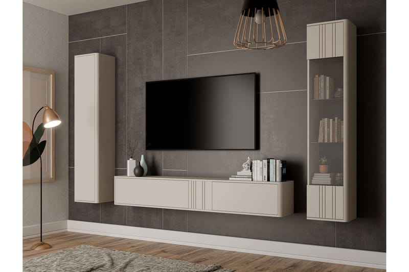 Zalricus Möbelset För Vardagsrum - Beige - Möbler - Möbelset - Möbelset för vardagsrum