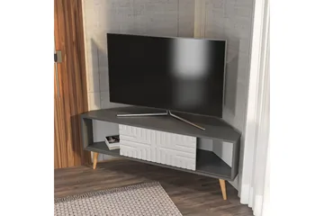Abbas Tv-bänk 140 cm - Antracit/Vit - Möbler - Tv möbel & mediamöbel - TV bänk & mediabänk