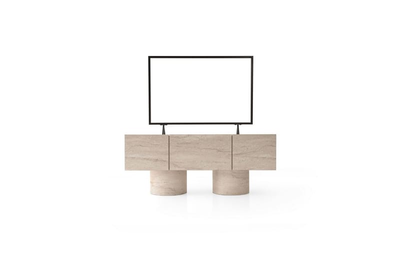 Abbas Tv-bänk 150 cm, Travertine