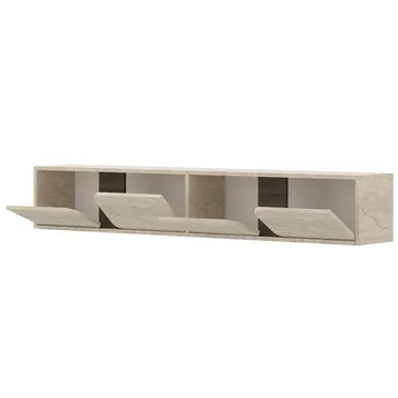 Adilen TV-bänk 180x30x30 cm - Travertin och valnöt - Möbler - Tv möbel & mediamöbel - TV bänk & mediabänk