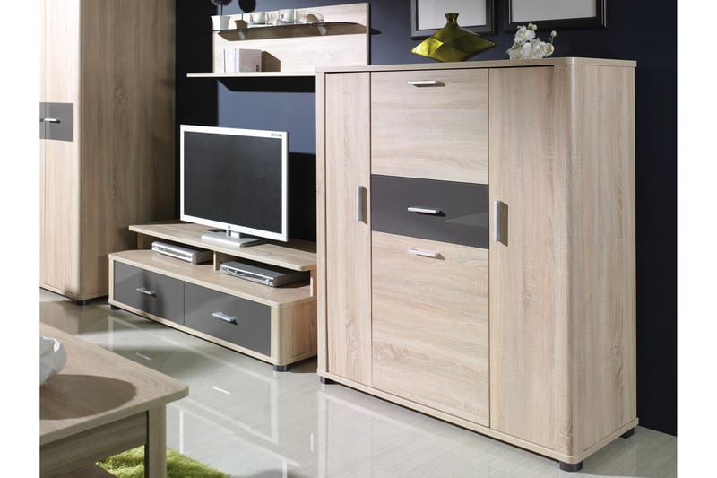 Afarin Tv-bänk 153 cm - Brun - Möbler - Tv möbel & mediamöbel - TV bänk & mediabänk