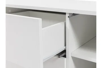 Agawal Golvstående Tv Bänk 141 cm med Förvaring i Målat Trä - Beige - Möbler - Tv möbel & mediamöbel - TV bänk & mediabänk