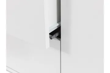 Agawal Golvstående Tv Bänk 141 cm med Förvaring i Målat Trä - Beige - Möbler - Tv möbel & mediamöbel - TV bänk & mediabänk