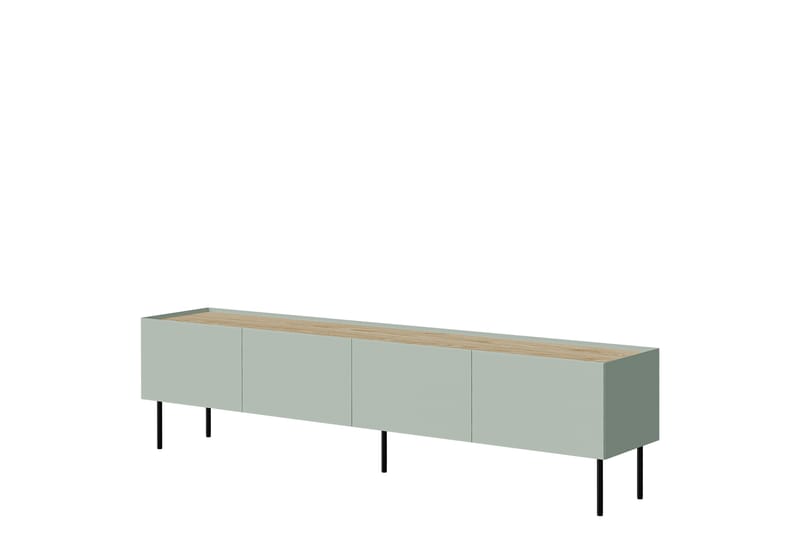 Akie Tv-bänk 200 cm - Grön - Möbler - Tv möbel & mediamöbel - TV bänk & mediabänk