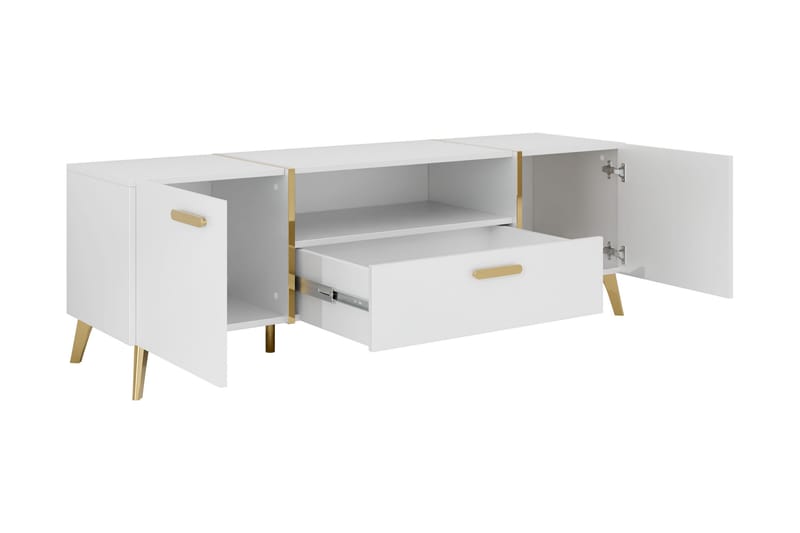 Akihiko Tv-bänk 154 cm - Cashmere - Möbler - Tv möbel & mediamöbel - TV bänk & mediabänk