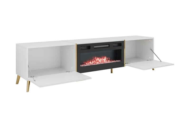 Akihiko Tv-bänk 214 cm - Cashmere - Möbler - Tv möbel & mediamöbel - TV bänk & mediabänk