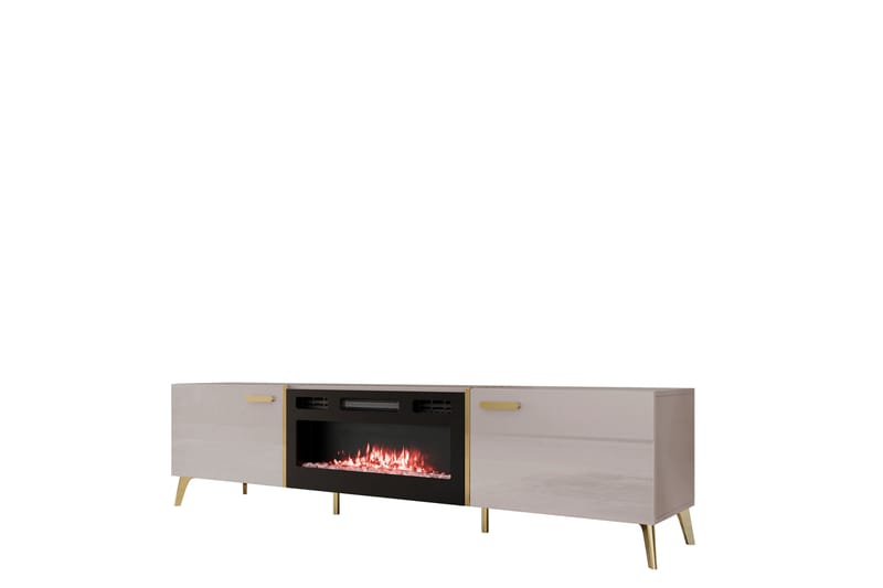 Akihiko Tv-bänk 214 cm - Cashmere - Möbler - Tv möbel & mediamöbel - TV bänk & mediabänk