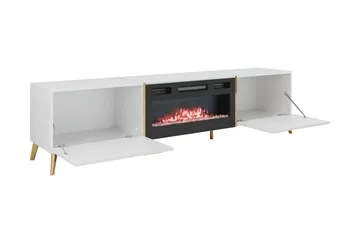 Akihiko Tv-bänk 214 cm - Vit - Möbler - Tv möbel & mediamöbel - TV bänk & mediabänk