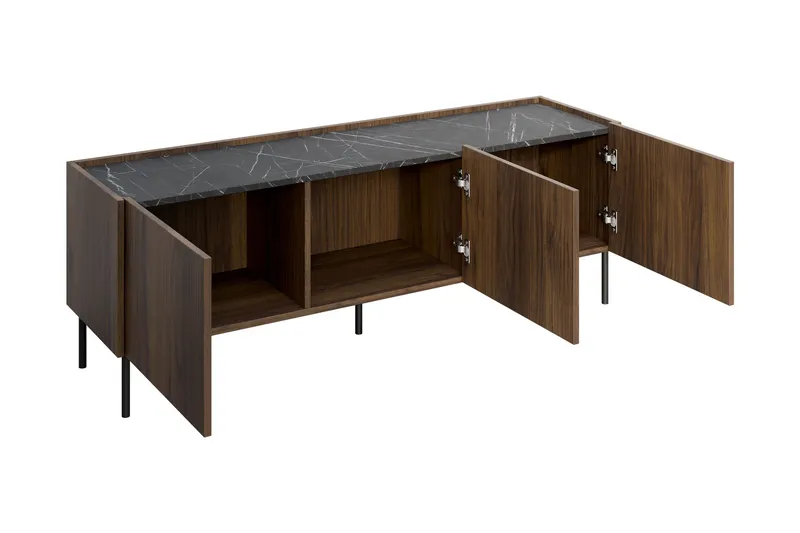 Akihito Tv-bänk 144 cm - Brun - Möbler - Tv möbel & mediamöbel - TV bänk & mediabänk