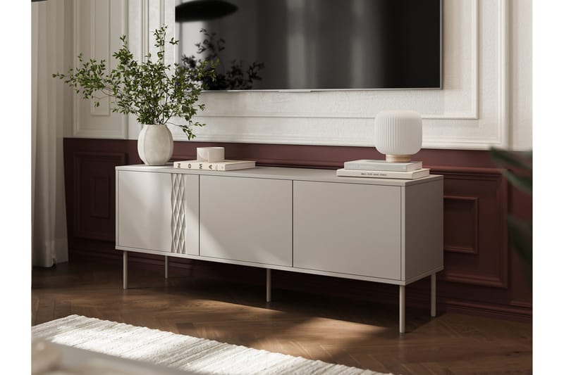 Akiko Tv-bänk 150 cm - Beige - Möbler - Tv möbel & mediamöbel - TV bänk & mediabänk