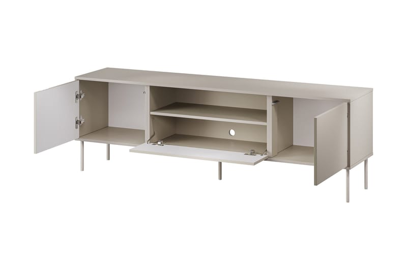 Akiko Tv-bänk 180 cm - Beige - Möbler - Tv möbel & mediamöbel - TV bänk & mediabänk