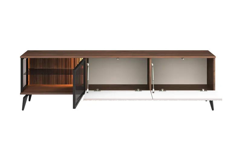 Akinari Tv-bänk 180 cm - Brun/Beige - Möbler - Tv möbel & mediamöbel - TV bänk & mediabänk