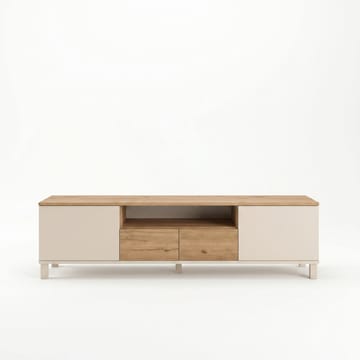 Aldarte TV-bänk 180x49,2x35 cm - Sand och ek - Möbler - Tv möbel & mediamöbel - TV bänk & mediabänk
