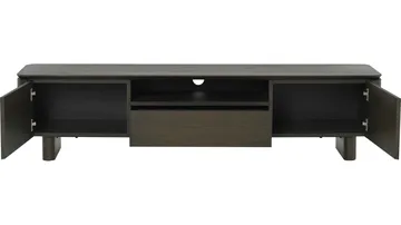 ALDON Golvstående TV Bänk 180 cm med Förvaring i Ek - Brun - Möbler - Tv möbel & mediamöbel - TV bänk & mediabänk