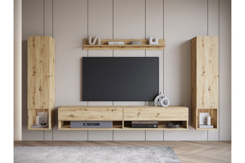 Amadeo Tv-möbelset - Brun - Möbler - Tv möbel & mediamöbel - TV-möbelset