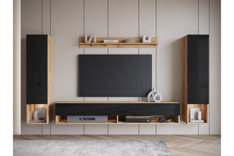 Amadeo Tv-möbelset - Brun - Möbler - Tv möbel & mediamöbel - TV-möbelset