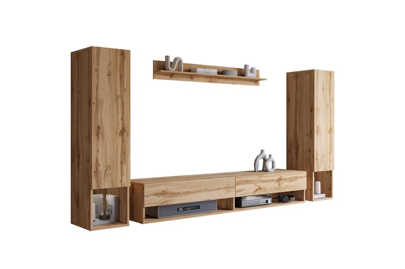 Amadeo Tv-möbelset - Brun - Möbler - Tv möbel & mediamöbel - TV-möbelset