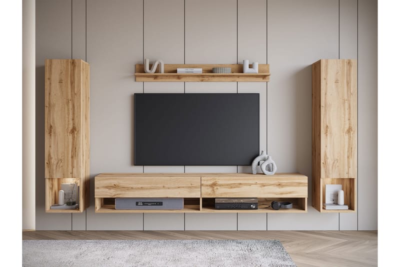 Amadeo Tv-möbelset - Brun - Möbler - Tv möbel & mediamöbel - TV-möbelset