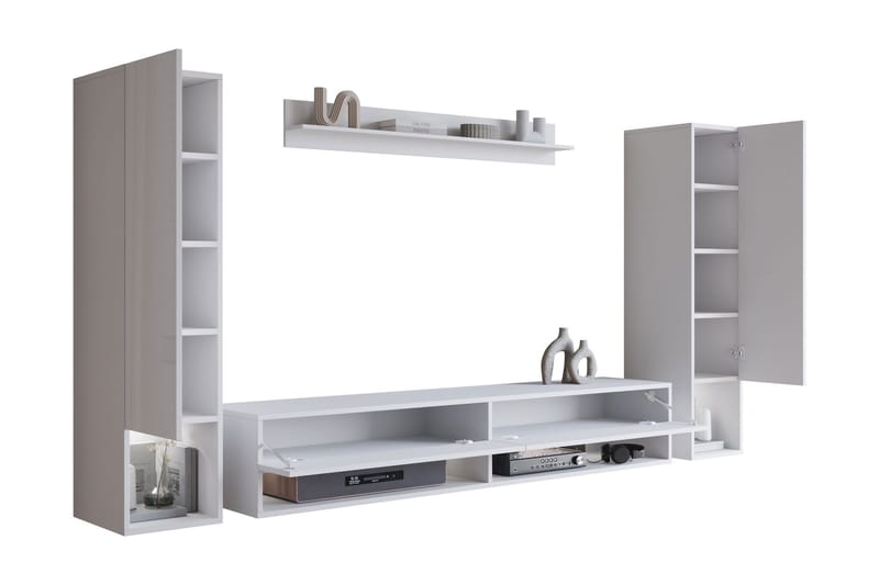 Amadeo Tv-möbelset - Svart - Möbler - Tv möbel & mediamöbel - TV-möbelset