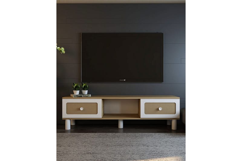 Amarinda Tv-bänk 150 cm - Brun - Möbler - Tv möbel & mediamöbel - TV bänk & mediabänk