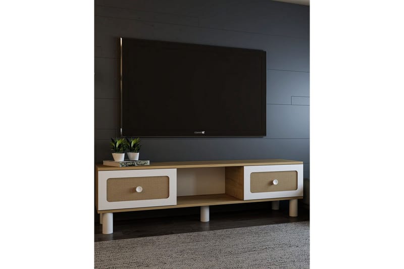 Amarinda Tv-bänk 150 cm - Brun - Möbler - Tv möbel & mediamöbel - TV bänk & mediabänk