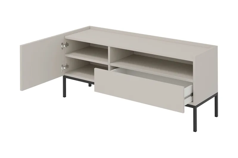 Amelus Golvstående Tv Bänk 150 cm med Förvaring i Mörkt Trä - Brun - Möbler - Tv möbel & mediamöbel - TV bänk & mediabänk