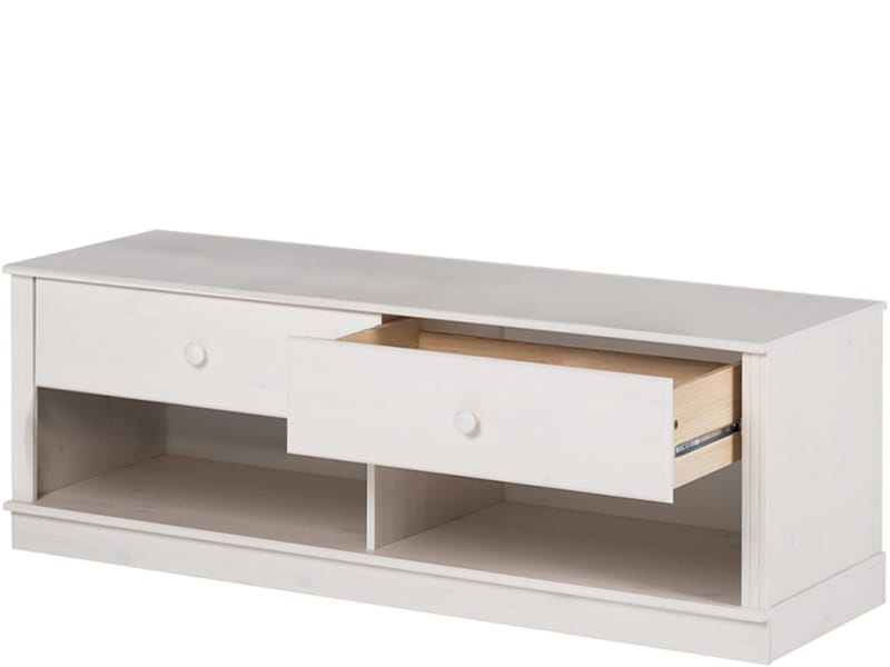 Anita Tv-bänk 137 cm - Vit - Möbler - Tv möbel & mediamöbel - TV bänk & mediabänk