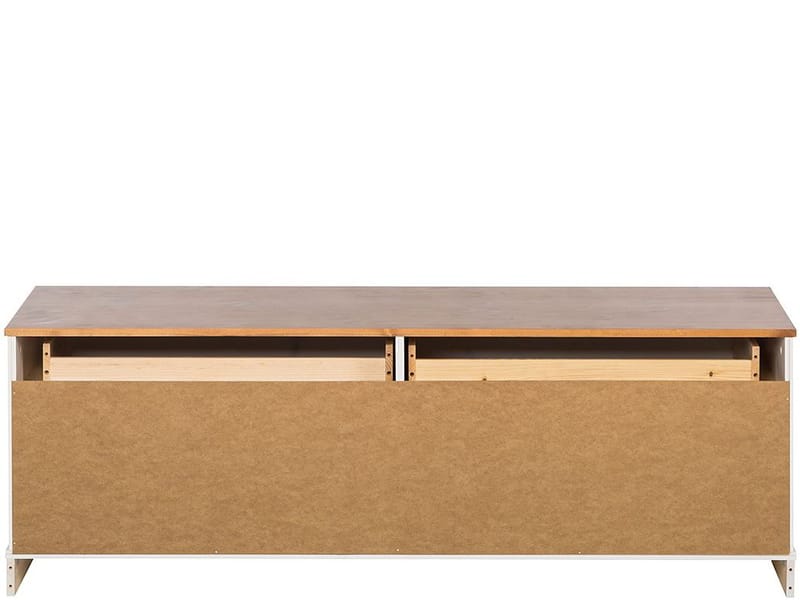 Anita Tv-bänk 137 cm - Vit/honung - Möbler - Tv möbel & mediamöbel - TV bänk & mediabänk