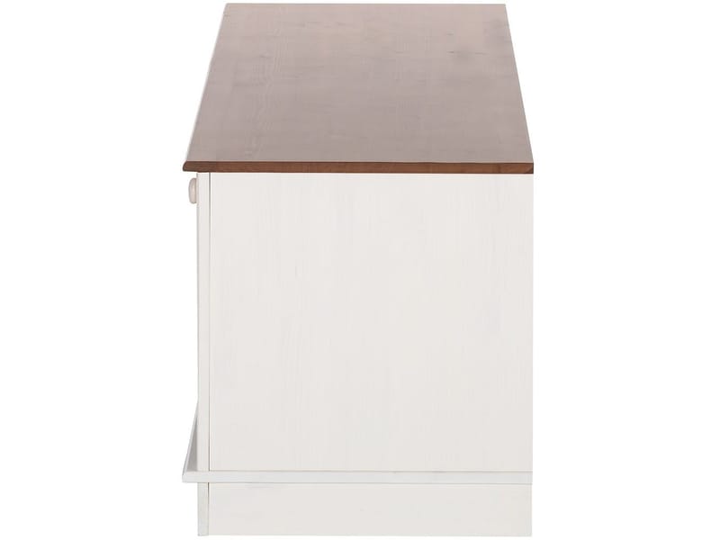 Anita Tv-bänk 137 cm - Vit/honung - Möbler - Tv möbel & mediamöbel - TV bänk & mediabänk