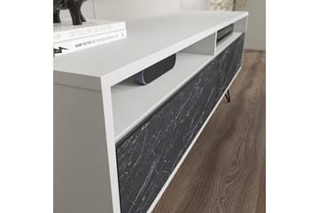 Anvor Tv-bänk 140 cm - Vit/Svart - Möbler - Tv möbel & mediamöbel - TV bänk & mediabänk