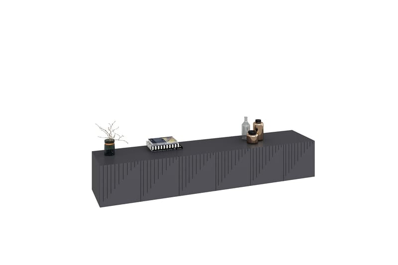 Artemis Tv-bänk 180x37 cm Svart - Hanah Home - Möbler - Tv möbel & mediamöbel - TV bänk & mediabänk