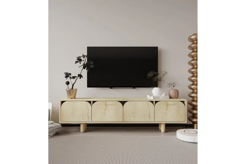 Arvo Tv-stativ 180x30 cm - Brun - Möbler - Tv möbel & mediamöbel - Mediastativ & väggfäste