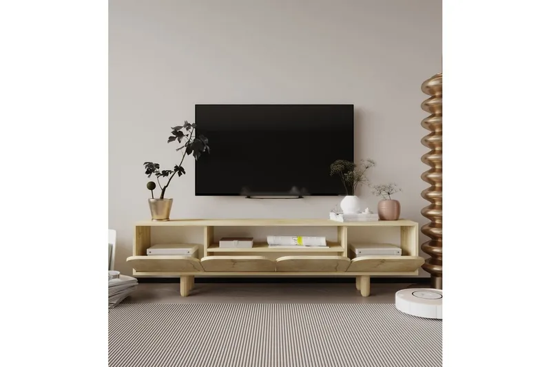 Arvo Tv-stativ 180x30 cm - Brun - Möbler - Tv möbel & mediamöbel - Mediastativ & väggfäste