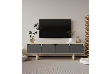 Arvo Tv-stativ 180x30 cm - Brun/Antracit - Möbler - Tv möbel & mediamöbel - TV bänk & mediabänk
