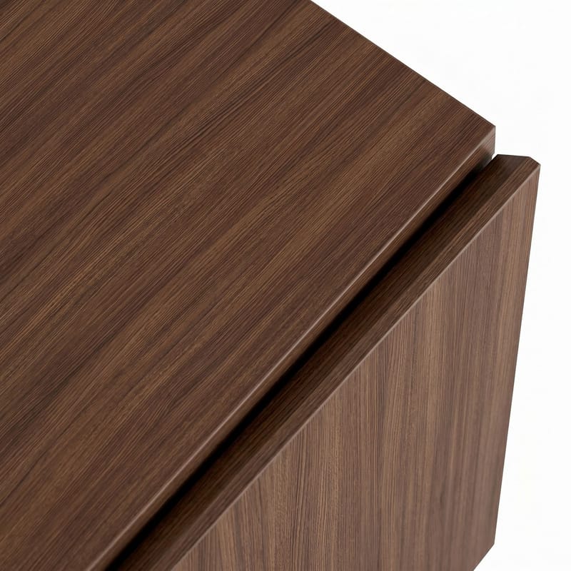 Arvold TV-bänk 160x50x35 cm - Milano Walnut och svart - Möbler - Tv möbel & mediamöbel - TV bänk & mediabänk