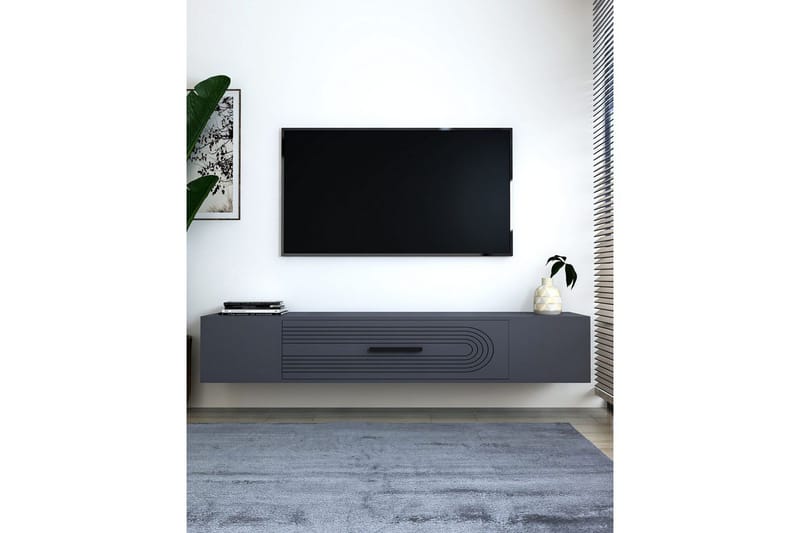Avryn Tv-bänk 150 cm - Antracit - Möbler - Tv möbel & mediamöbel - TV bänk & mediabänk