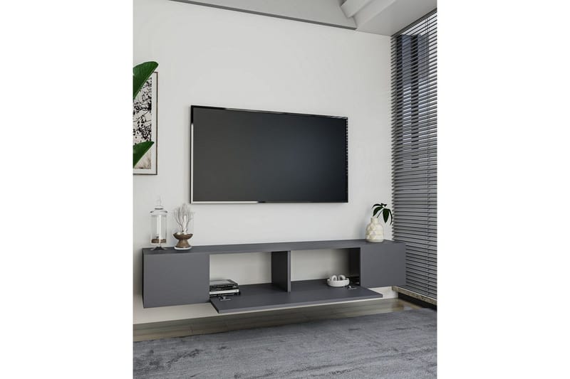 Avryn Tv-bänk 150 cm - Antracit - Möbler - Tv möbel & mediamöbel - TV bänk & mediabänk