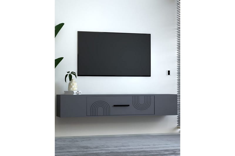 Avryn Tv-bänk 150 cm - Antracit - Möbler - Tv möbel & mediamöbel - TV bänk & mediabänk