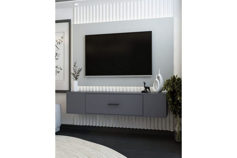 Avryn Tv-bänk 150 cm - Antracit - Möbler - Tv möbel & mediamöbel - TV bänk & mediabänk