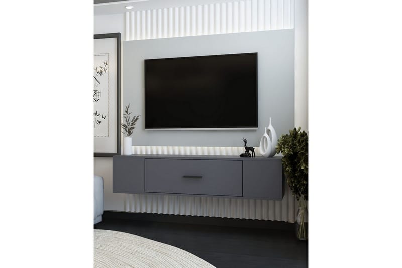 Avryn Tv-bänk 150 cm - Antracit - Möbler - Tv möbel & mediamöbel - TV bänk & mediabänk
