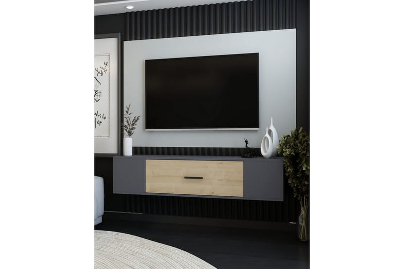 Avryn Tv-bänk 150 cm - Antracit - Möbler - Tv möbel & mediamöbel - TV bänk & mediabänk