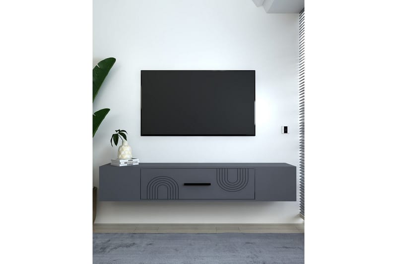 Avryn Tv-bänk 150 cm - Antracit - Möbler - Tv möbel & mediamöbel - TV bänk & mediabänk